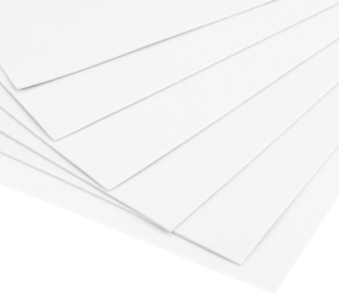 uxcell White EVA Foam Sheets 11 x 8 inch 1.7mm Thickness