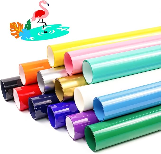 MEVOREW Heat Transfer Vinyl Bundle-12x3FT Iron on Vinyl