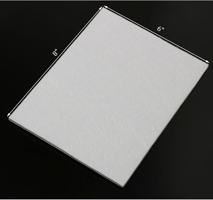 8-Pack Furniture Felt Pads 1/5" Thick Self-Stick Heavy Duty Sheets Wood Floor