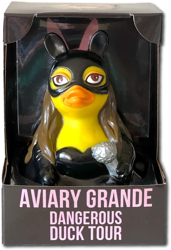 CelebriDucks - Aviary Grande - Dangerous Duck Tour - Floating Rubber Ducks - Collectible Bath Toy Gift for Kids & Adults of All Ages