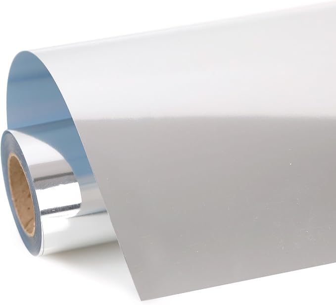 FUNKAKA Heat Transfer Vinyl Soft Silver HTV Rolls