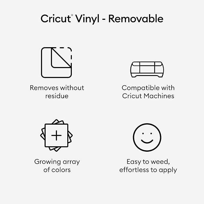 Cricut Removable Vinyl, Cardinal Red, Wall Decals, in-House Décor