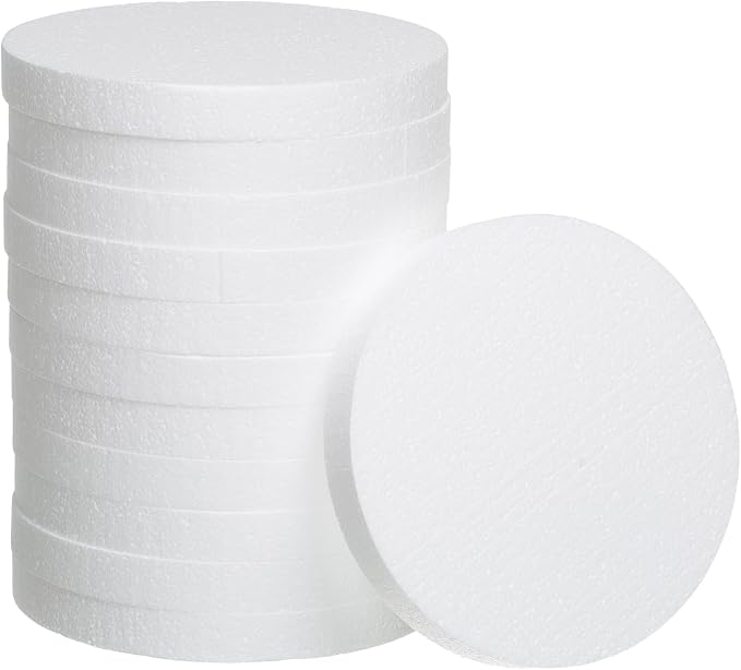 Crafare 8 Inch Round Foam Circles
