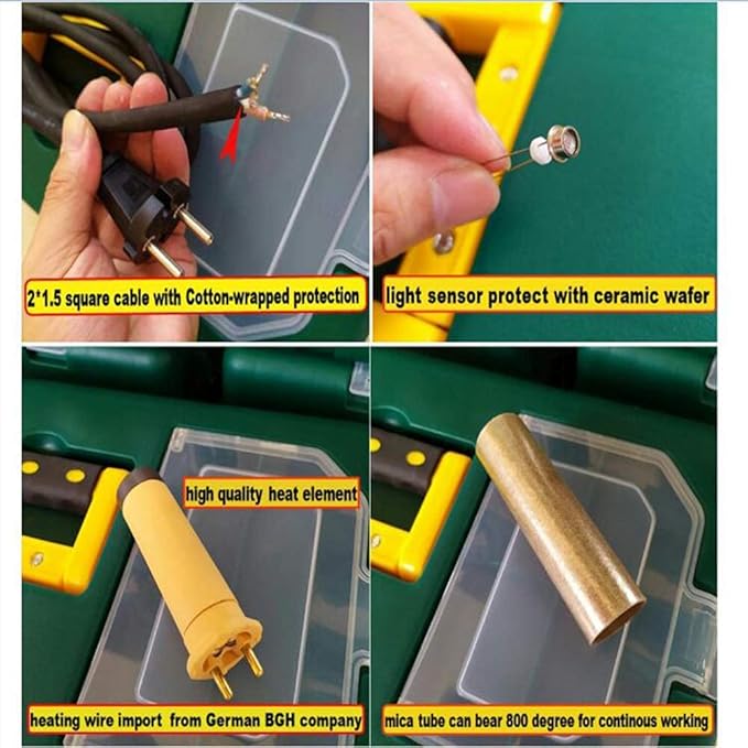Hot Air Welder & Heat Gun Kit, Professional 1600W Plastic Repair Welder Kit for PVC/TPO/Vinyl, Roofing, Automotive, Flooring with Welding Nozzles, Seam Roofing Roller