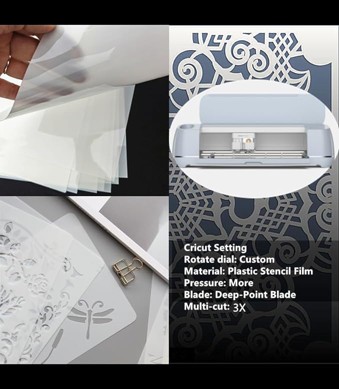Milky Translucent Blank Mylar Stencil Sheets