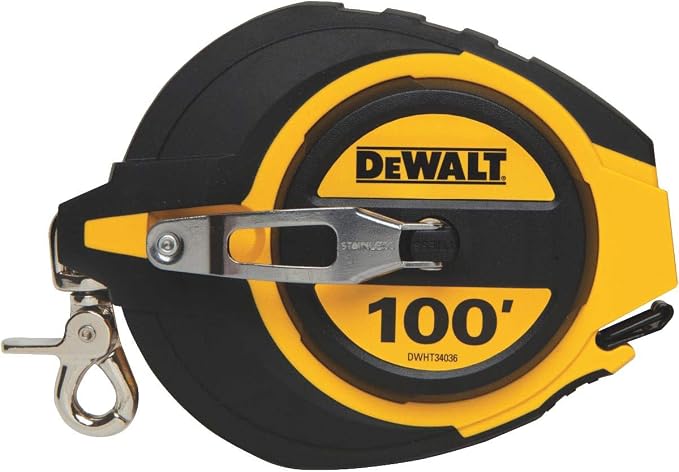 DEWALT DWHT34036L 100-Foot Closed Case Long Tape