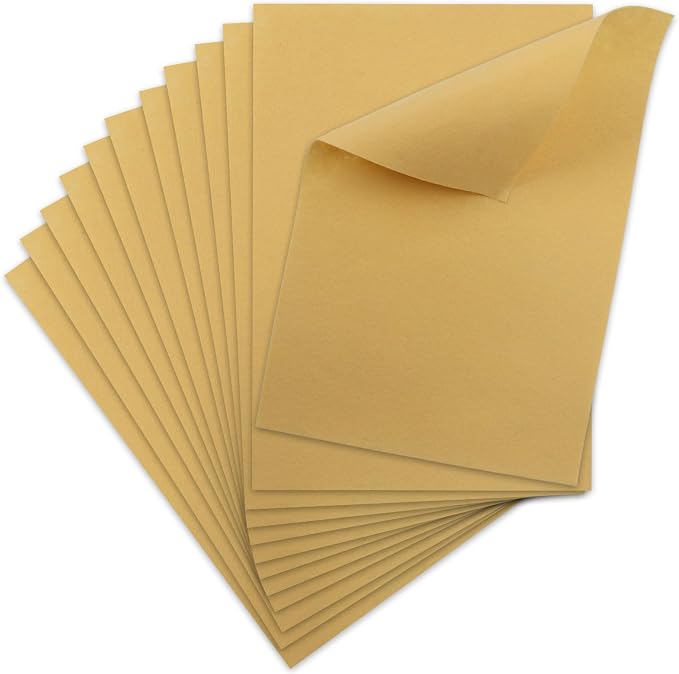 12 Pcs Felt Sheets, 7x11 Inch Stiff Felt