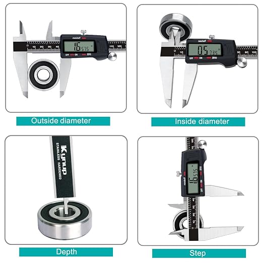 Kynup Micrometer Caliper Tool, 12Inch Digital Caliper, Vernier Caliper