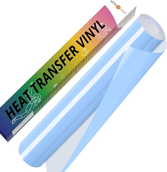 HTVRONT Blue HTV Vinyl Roll