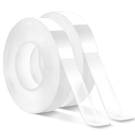 2 Pack Nano Double Sided Tape Duty Mounting Tape Sticky Walls, Double Sided
