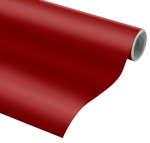 VViViD Burgundy Matte DECO65 Permanent Adhesive Craft Vinyl