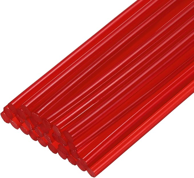 uxcell 30pcs 7mm x 200mm Mini Hot Glue Sticks