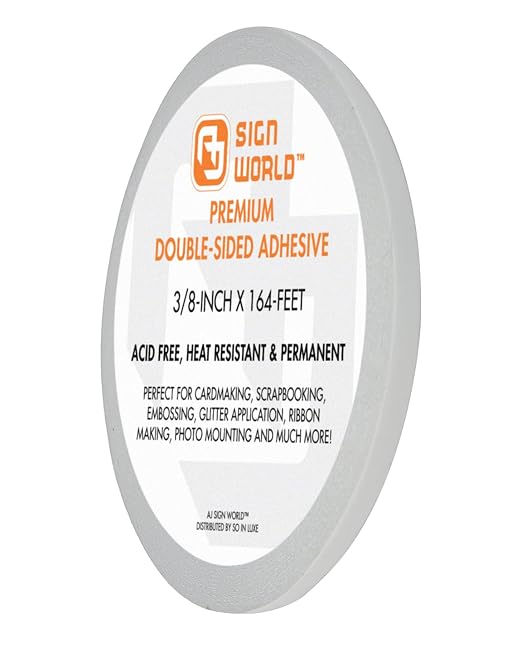Best 3/8" Ultra-Thin Permanent Double-Sided Tape