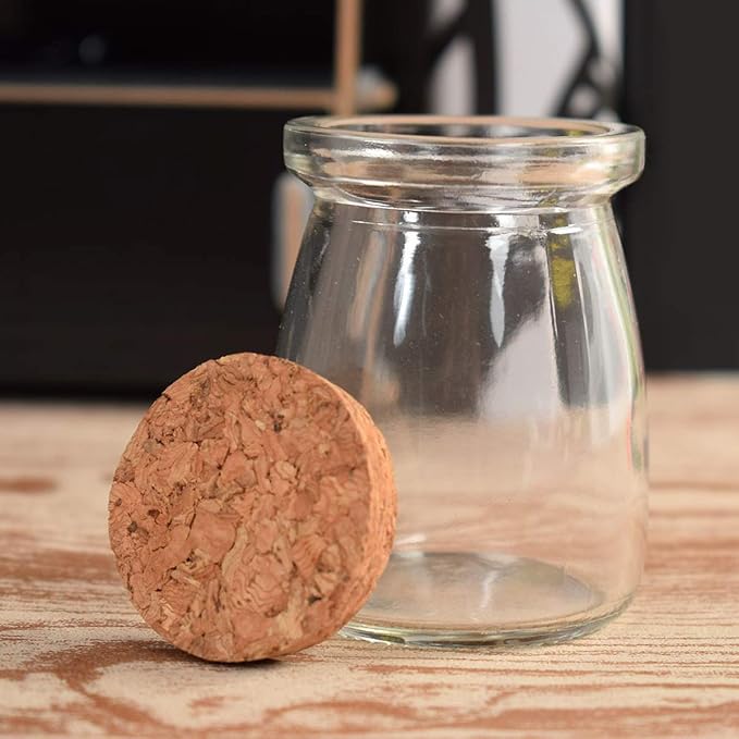 30Pcs Small Glass Jars with Lids，3.4 oz Small Glass Potion Bottles | Small Jars