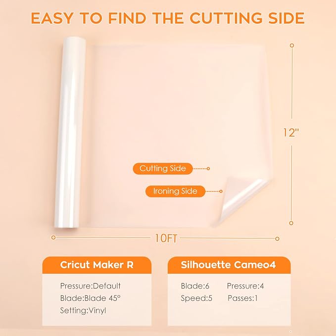 HTVRONT Sublimation Vinyl for Light-Colored Shirts