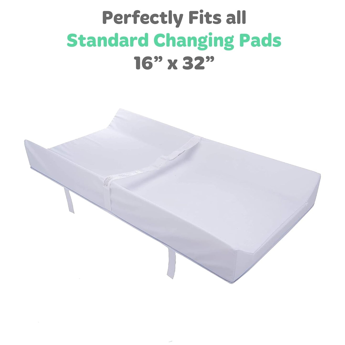 Changing Pad Covers for Baby Diaper Changing Table Pad – Neutral for Boys and Girls 100% Jersey Cotton Sheets – Grey White Elephant, Star, Cloud, Moon, Owl – 2 Pack