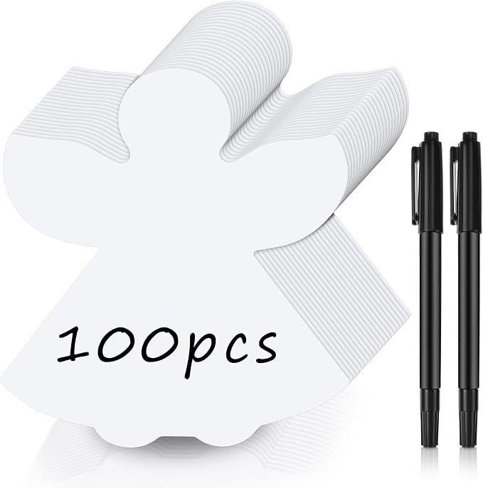 Qilery 100 Pcs Large Angel Cutouts