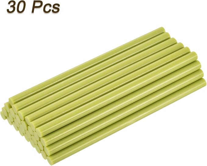 uxcell 30pcs Full Size Hot Glue Gun Sticks 8-inch x 0.43-inch High Sticky Large