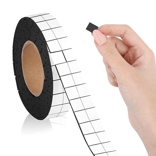 330 PCS Double Sided Foam Tape Pre Cut 1/2 X 2/5 Inch Small Adhesive Foam