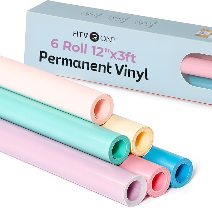 HTVRONT Pastel Permanent Vinyl