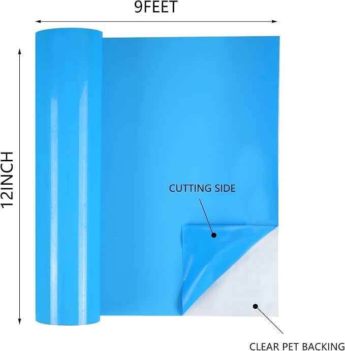 HTVVETUR HTV Vinyl Rolls Heat Transfer Vinyl