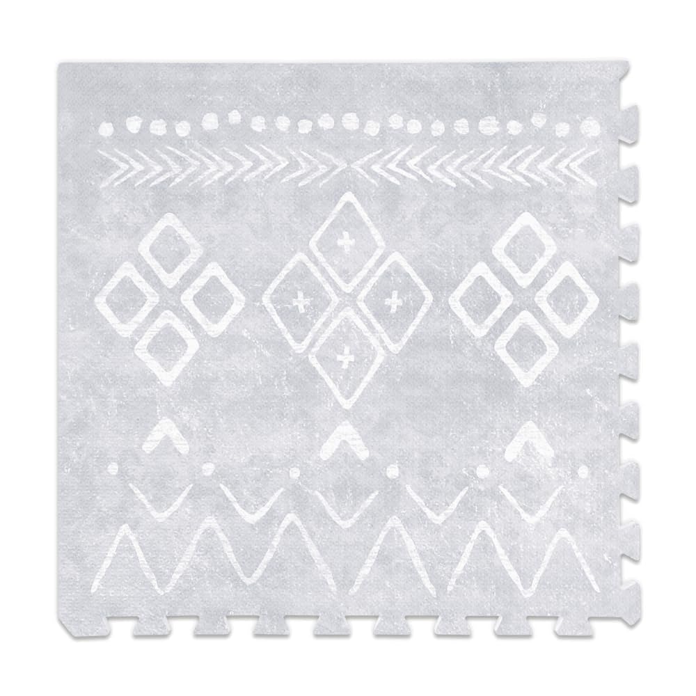 Lillefolk Baby Play Mat for Floor – 4x6ft Gray | Soft Non Toxic Premium EVA Foam Tiles for Tummy Time, Crawling & Playroom – Waterproof Interlocking Floor Mat for Babies & Toddlers (6 Tiles)
