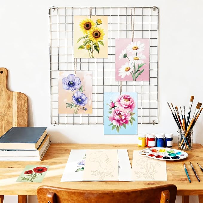 15 Pcs Unfinished Wood Crafts to Paint