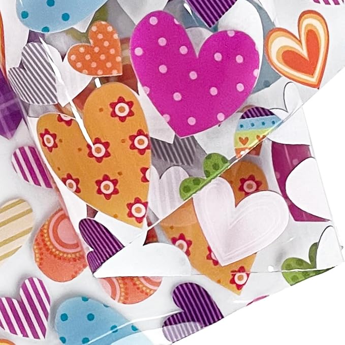 ONEART | Printed TPU Jelly Faux Leather 12 x 53 inches Transparent Clear Jelly