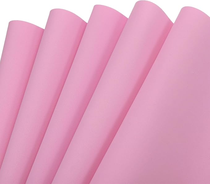 MECCANIXITY EVA Foam Sheets Light Pink 19.7 Inch x 17.7 Inch 0.8mm Thick Crafts