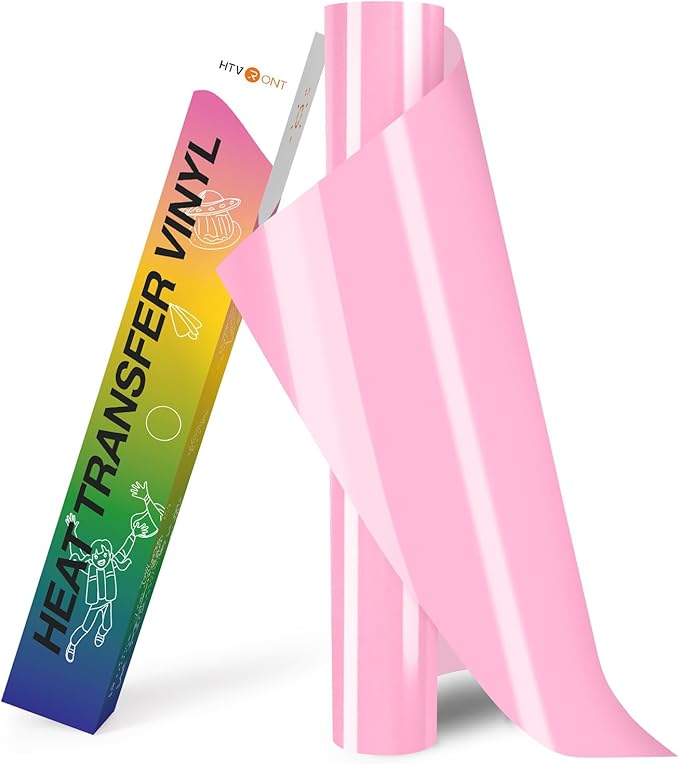 HTVRONT Pink Heat Transfer Vinyl Rolls