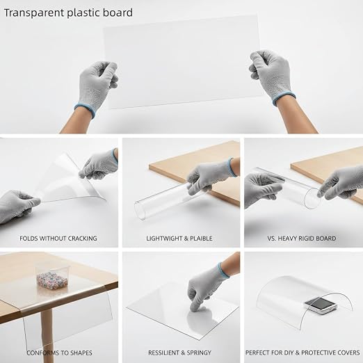 0.6mm Clear PET Plastic Sheet – High Impact Resistant Rigid Panel