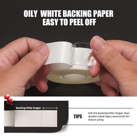 Double Sided Tape Heavy Duty Acrylic Two Sided Mounting Nano Tape | 1" 10 Ft