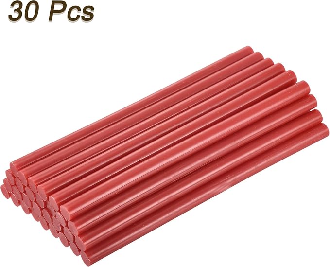 uxcell 30pcs 11mm x 200mm Full Size Hot Glue Gun Sticks 8-inch x 0.43-inch High