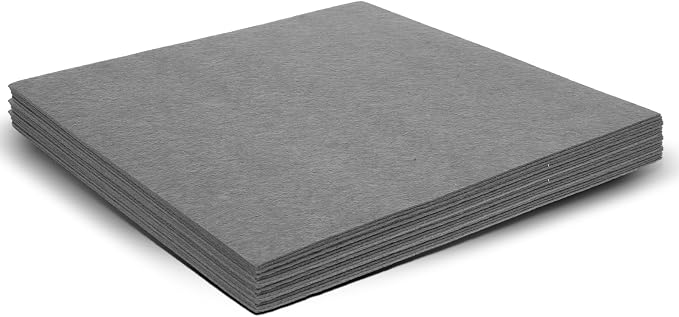 12" x 12" Squares Felt Sheets Fabric, 1mm Thick Halloween Christmas Fabric Fall