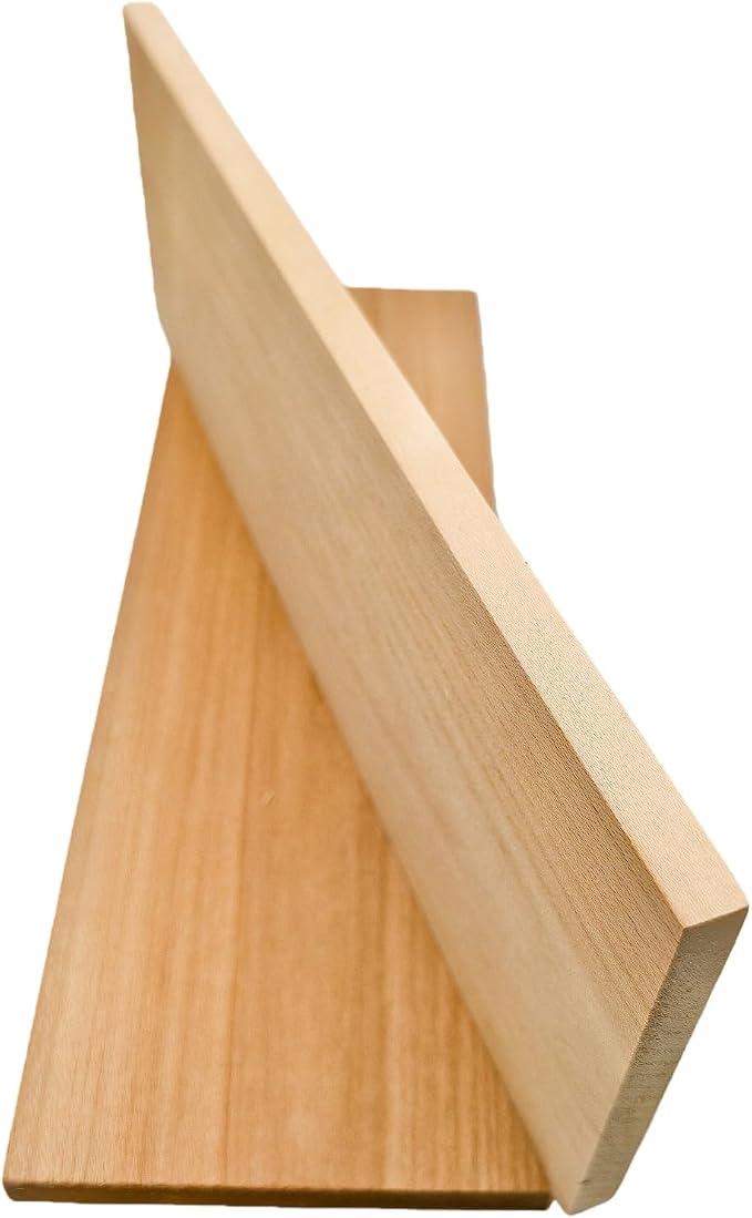 2PCS Unfinished Basswood Blocks