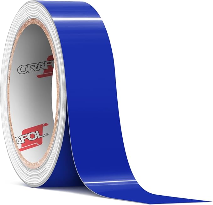 ORACAL 651 Gloss Brilliant Blue Permanent Vinyl Tape Roll – Premium Adhesive