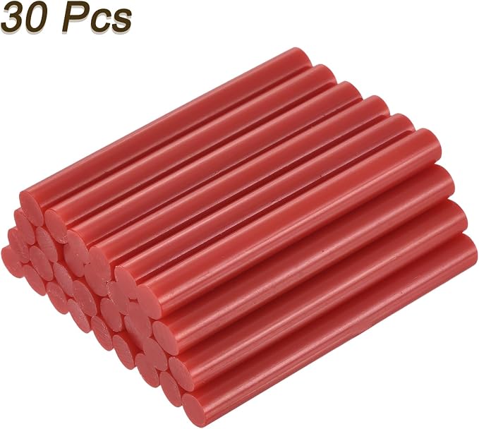 uxcell 30pcs 11mm x 100mm Mini Hot Glue Gun Sticks 4-inch x 0.43-inch High