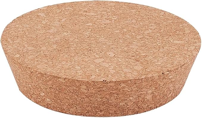 BENECREAT Tapered Cork Wine Bottle Stopper, 5.2x4.3x1.2inch Wooden Tapered Cork