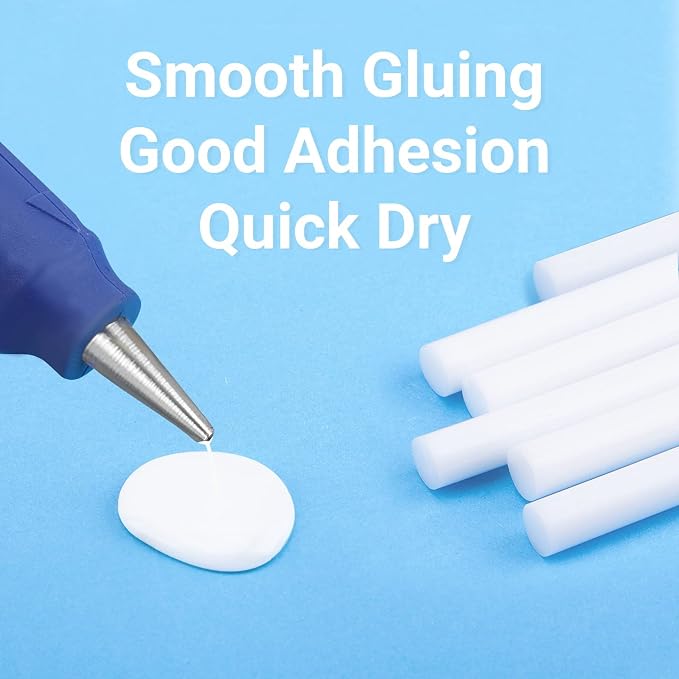 White Hot Glue Sticks Bulk, 36 Pack Mini Glue Sticks