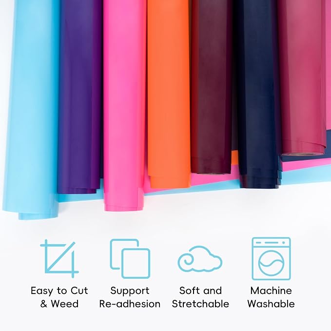 Aoder White Heat Transfer Vinyl