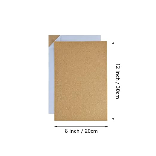 Jtnohx Self Adhesive Felt Sheets, 12 Pieces Felt Fabric