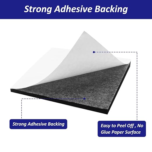 Foam Padding Sheets with Adhesive Backing