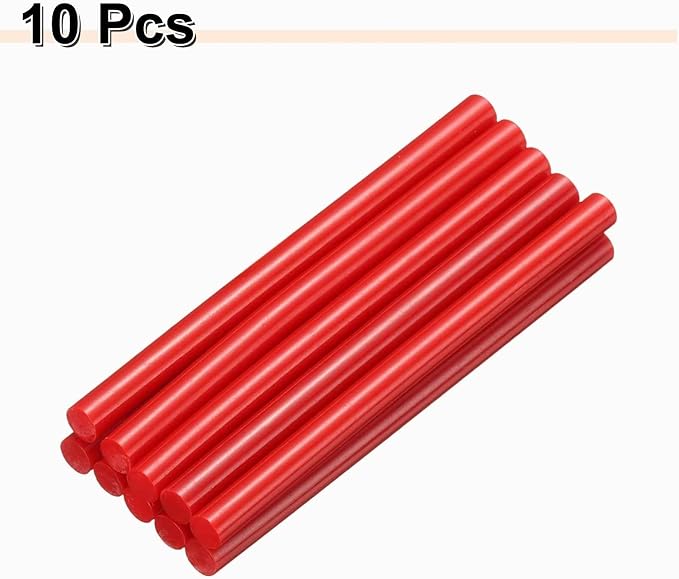 HARFINGTON 10pcs Hot Glue Sticks 0.28" Dia x 3.94" Long EVA Mini Hot Melt