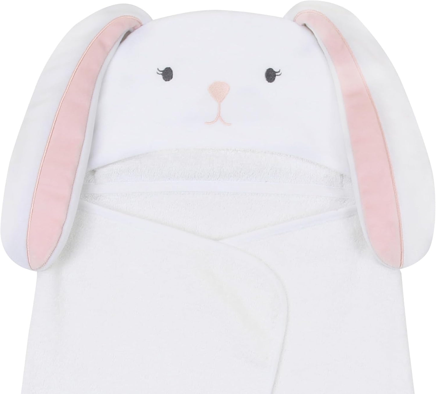 Lambs & Ivy Baby/Infant Luxury Cotton Terry Bunny Hooded Bath Towel
