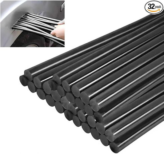 32PCS Dent Repair Glue Sticks, 0.43" Dia×8" Long PDR Glues Paintless Auto Body