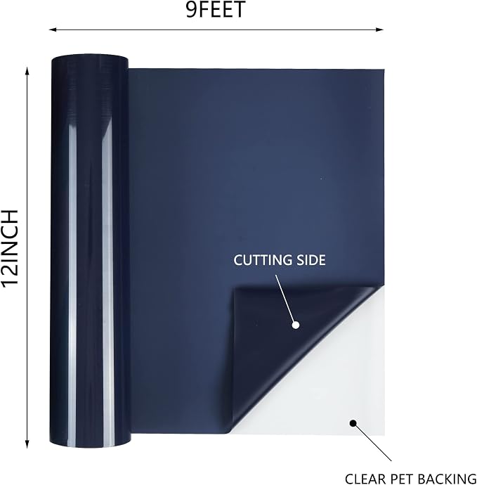 HTVVETUR HTV Vinyl Rolls Heat Transfer Vinyl