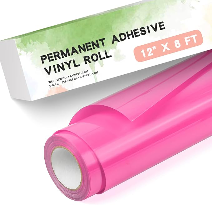 Lya Vinyl Neon Pink Permanent Vinyl