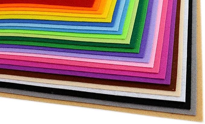 YYCRAFT Craft Soft Felt Sheets 9 Inch X 12 Inch