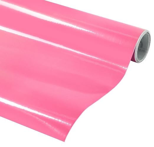 VViViD DECO65 Soft Pink Gloss Permanent Adhesive Craft Vinyl