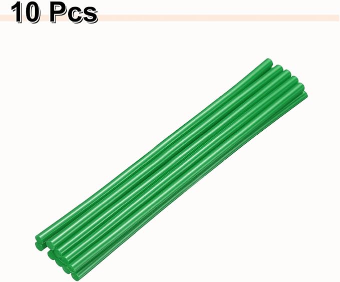 HARFINGTON 10pcs Hot Glue Sticks 0.28" Dia x 9.84" Long EVA Mini Hot Melt